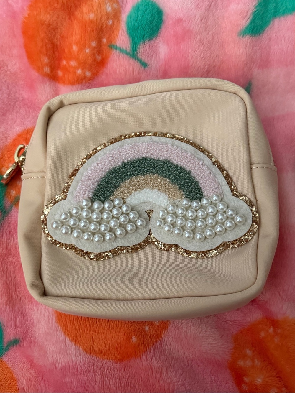 Stoney Clover Lane Small Rainbow Pearl Pouch